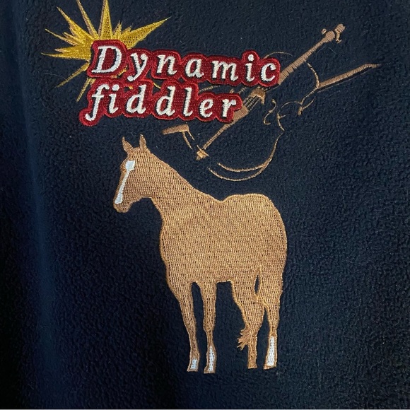 Stormtech Classic Vest Equestrian Embroidered Logo Size Large Fleece Faux Suede - Picture 3 of 10